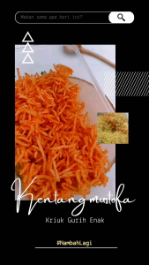 Kentang Mustofa Kriuk Gurih Lezat Homemade Premium Ukuran 350gr