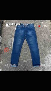 Wronglee TURUN HARGA - Celana Jeans Pria Lelaki Dewasa Hitam Pensil Slimfit Skinny