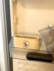OHHDEER (CADEAU) Refrigerator Deodorizing Box With Charcoal Pack Odor Remover Carbon Bamboo Charcoal Odor Absorber Box