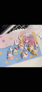 【TERESA】A120 Cute Bread Cat Keychain | Rantai Kunci Kucing Comel Roti Putih | 可爱面包猫咪白色钥匙扣
