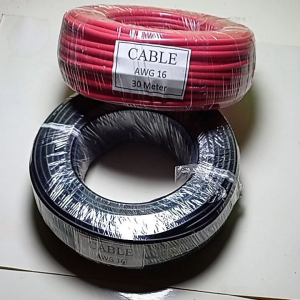 Kabel AWG 16 REI HSING TEW-64 105°C-600V/Kabel Modular Serabut Putih/Kabel Sparepart Elektronik