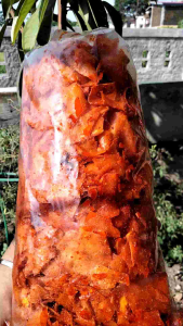 1kg kripik setan jeletot aroma bawang/cemilan gurih pedas sukabumi
