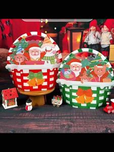Christmas carry gift bag xmas carry zioloc cookie bag Christmas gift packaging
