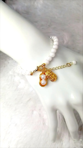 Medanbro Acc-1590: Gelang Fashion Wanita Korea Mutiara Kacang Cantik