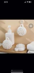 Lược gội đầu NỘI ĐỊA TRUNG bằng silicon massage kích thích mọc tóc cực tiện