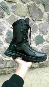 Sepatu PDL Ninja Safety Boots Terbaru 2024 & Ujung Besi Terbaru Caanggo Military