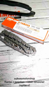 rantai keteng + tonjokan keteng + lidah karet tensioner yamaha jupiter z1 2012 - 2015 pnp vega force f1