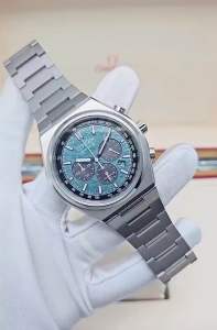 Đồng Hồ Nam Citizen CA4610-85X Eco Drive Size 42.5 Green Titanium Chronograph