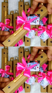 Personalized Bamboo Pen with Box and Free Customized Tag + Ribbon
