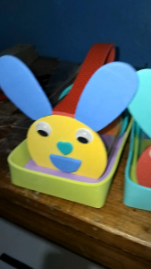 RUMAH KELOMANG HIFUP BENTUK KELINCI (Bonus 1 kelomang hidup)