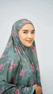 MUKENA TRAVEL MINI POUCH PARASUT KOREA MOTIF