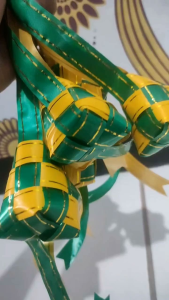 ketupat hias pita Jepang ketupat lebaran untuk hempers hari raya