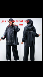 Jas hujan Acua setelan terbaik pria wanita murah tebel elastis dan anti rembes