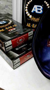 PECI SONGKOK KOPIAH HITAM AL BALAD SUPER NOMOR 0-9 TINGGI 8-12