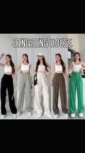 กางเกงขากระบอกกลาง มี5สี ดีเทลน่ารัก เอวสูงปี๊ด ทรงสวย เก็บพุง ไม่ซ้ำใครแน่นอน ผ้าพริ้ว ทิ้งตัว นุ่มเด้งสุด (ผ้าลิลลี่ พรีเมียร์) 🇰🇷 Classy Lily pants