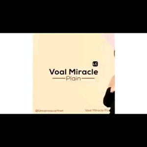 GRATIS CIPUT BANDANA! Hijab Segi Empat Anti Letoy Umama Voal Miracle Plain LC Metal Logo UM