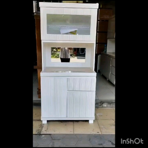 Lemari Sayur Rak Piring 2 Pintu Hidrolik Premium 18ml Duco