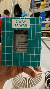 Spliter Antena TV 2 Way CATV Taiwan 2400MHz 2way Splitter