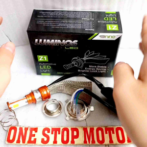 Lampu Depan LED Z1 Luminos NINE 3 Sisi 3000 Lumens Original Ori Asli Luminos Nine