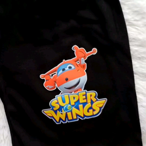 SETELAN ANAK LAKI LAKI PEREMPUAN SUPER WINGS CELANA HITAM BAHAN PREMIUM / SETELAN ANAK LAKI LAKI USIA 0-10 TAHUN / BAJU ANAK LAKI LAKI / SETELAN ANAK LAKI LAKI