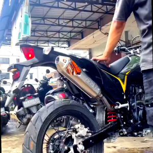 Knalpot Norifumi Rocket4 Titanium DTracker KLX150 CRF150L WR155 Viar Cross X 150