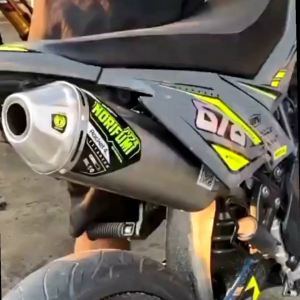 Knalpot Norifumi Rocket4 Titanium Semi Bending KLX150 KLX140 CRF150L WR155 DTracker Viar Cross X 150