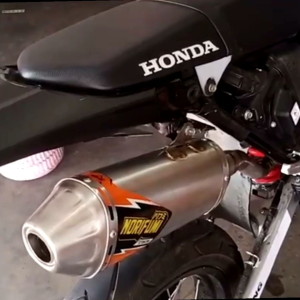 Knalpot Norifumi Rocket4 Titanium Semi Bending KLX150 KLX140 CRF150L WR155 DTracker Viar Cross X 150