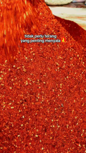 CABE BUBUK KASAR EXTRA PEDAS 1 KG - CABE BUBUK KASAR - CABE BUBUK UNTUK BASO ACI - BON CABE KILOAN