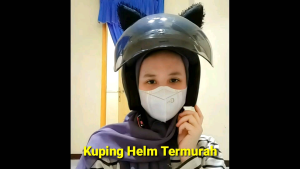 Kuping Kucing Helm Kuping Kucing Kuping Helm Velboa Velboa