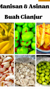 1 kg asinan manisan mangga cianjur gula asli cabai asli kualitas premium
