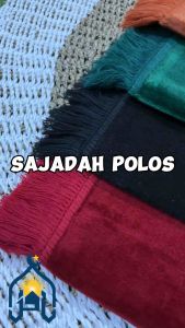 Sajadah Polos Terbaru Ukuran Jumbo Cocok Untuk Oleh-Oleh Haji Dan Umroh Perlengkapan Sholat
