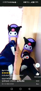 รองเท้าใส่เดินในบ้านผู้ใหญ่ พื้นบาง ฟรีไซส์(เหมาะสำหรับเท้าเบอร์ 36-42")