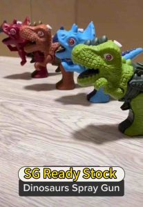 SG Ready stock Dinosaur Mist Gun for Kids Tyrannosaurus Triceratops water gun toy Animal toy Water toys kids Birthday party Gift