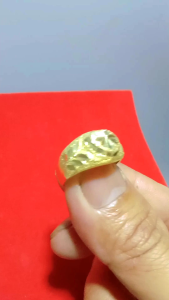 แหวนทองเหลืองลายโต๊ะกังหัวใจ