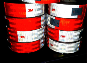 Original 3M Automobile reflective sticker Red White Safety Warning Tape Car Reflective Sticker Truck Trailer Accessories