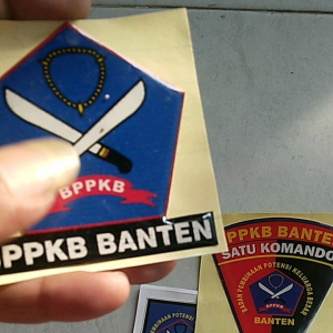 Stiker Motor Resin Timbul Logo BPPKB Banten