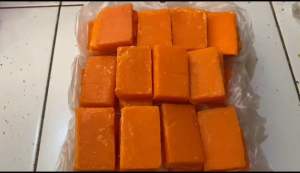 Sabun pepaya kiloan murah 500 gram