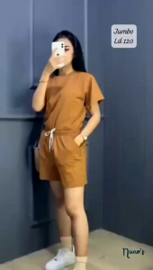 COD || Oneset Hotpants Kaos Terlaris || Setelan Celana Pendek Clara Terbaru