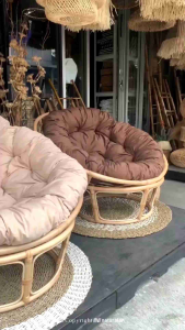 TERMURAH Kursi Papasan Kursi Santai / Kursi Rebahan Kursi Teras Rotan Premium RATTAN99.ID