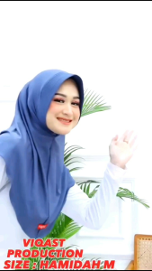 jilbab instan bergo pet hamidah uk M/hijab instan jersey premium