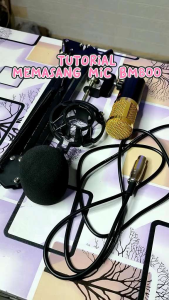 BM800 ORIGINAL FULL PAKET RECORDING MICROPHONE CONDENSER LIVE