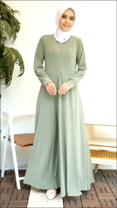 Sabila Dress /Gamis Jersey Lemonskin 1613