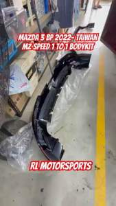 Mazda 3 Sedan hatchback BP 2019 2020 2021 2022 2023 2024 MZ front side skirt lip bodykit body kit spoiler