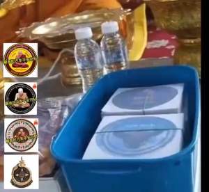 Thai Buddha Deities Brahma Car/Window Sticker สติ๊กเกอร์ติดรถยนต์/หน้าต่าง พระพุทธรูป พระพรหม泰国护身符龙婆托贴纸Lp Thuad龍普陀招財平安符贴