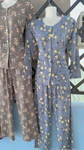 Bộ Thun Bà già_Bộ Tay Dài Bà Già_ Vải Thun Mền Mát.