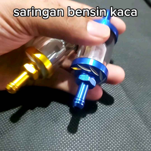 Saringan Bensin Kontes: Filter Bahan Bakar Transparan & Racing