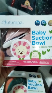 Autumnz Baby Suction Bowl with Spoon and Fork