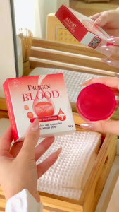 สบู่เลือดมังกร 1แถม1 ใช้ทำความสะอาดผิวหน้า ลดหน้าหมอง สิวฝ้ากระ