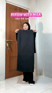 ROK SPAN PANJANG BAHAN SCUBA ROK SPAN ROK KERJA SCUBA PANJANG PREMIUM TEBAL KEKINIAN