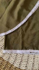 Gamis Bayi Renda Bawah Set Hijab 0-2 Tahun Crinkle Airflow